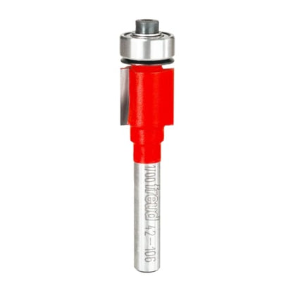 Freud Flush Trim Router Bit, D-9.53mm x h-12.7mm x H-60.9mm x C-9.53mm x A-1/4" | 42-10225P