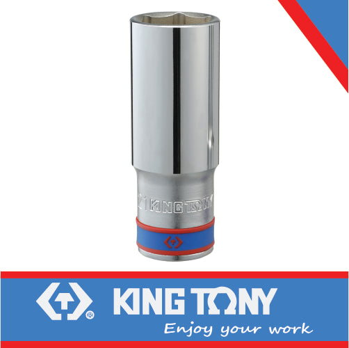 KING TONY SOCKET DEEP 1/2"DR x 15mm 6P | 423515M