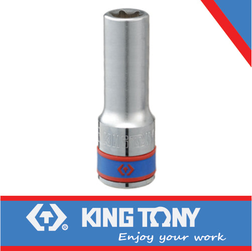 KING TONY SOCKET DEEP 1/2" FEMALE TORX E22 | 427522M