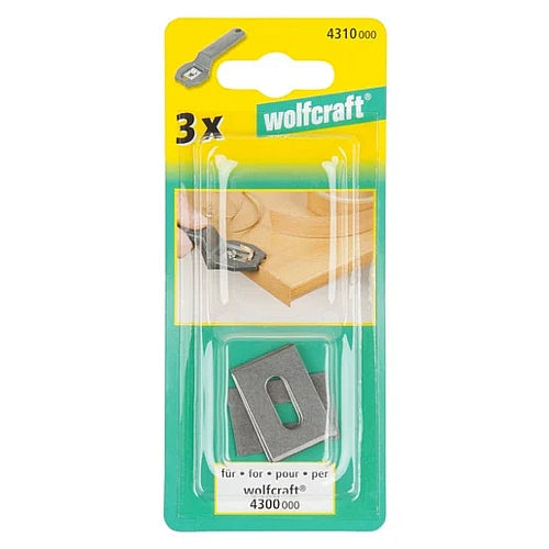 Wolfcraft 3 Piece Spare Blades for Laminate Edge Trimmer | 4310000