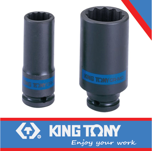 KING TONY SOCKET 1/2" DEEP IMPACT X 13MM 12P | 443013M