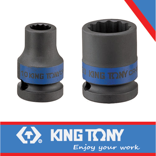 KING TONY SOCKET 1/2" STANDARD IMPACT X 21MM 12P | 453021M