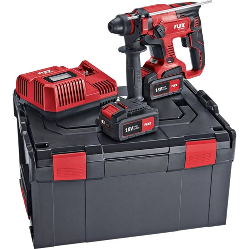 FLEX CHE 18.0-EC/5.0 Set Brushless SDS-Plus Cordless Rotary Hammer 1,7J -18V | 461768