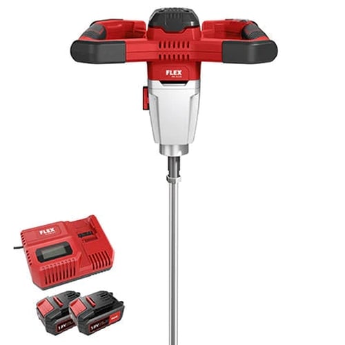 FLEX MXE 18.0-EC/5.0 Set + WR2 120 Brushless Cordless Mixer, 2-Gear - 18V | 469092