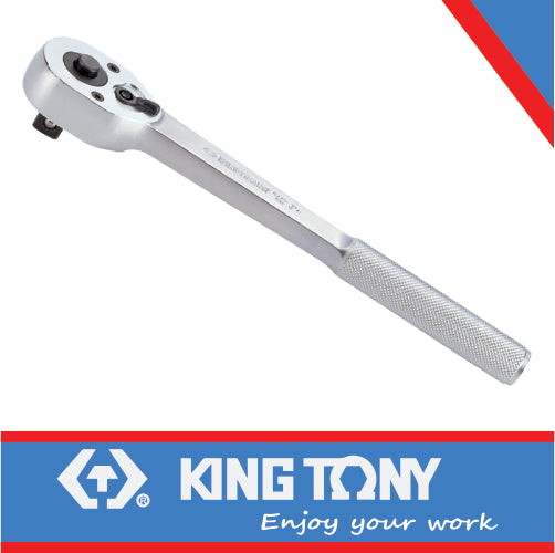 KING TONY RATCHET 1/2" REVERSIBLE QUICK RELEASE 250MM | 4771 10F