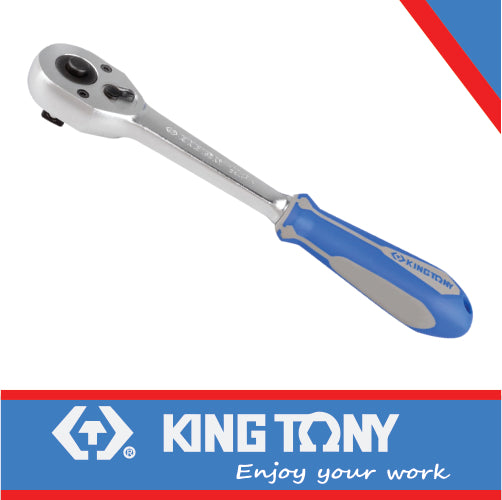 KING TONY RATCHET 1/2" REVERSIBLE 250MM X 32 TEETH | 4771 10G