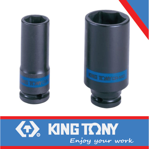 KING TONY SOCKET 1/2" DEEP IMPACT THIN WALL 19MM | 493519M