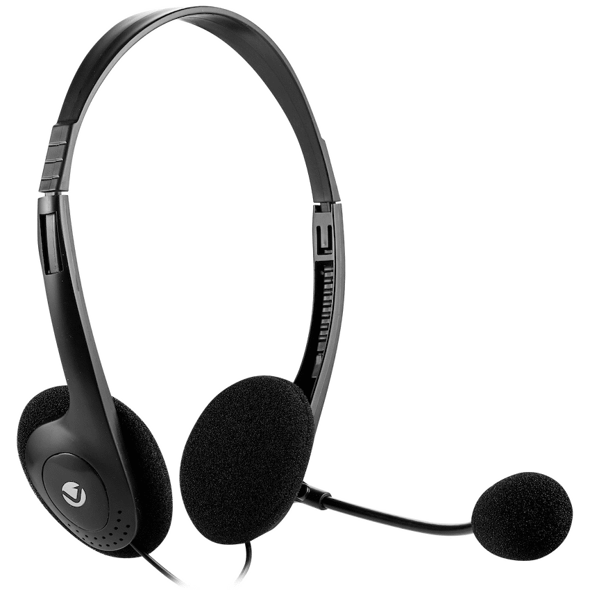 Volkano Chat 2 Stereo Headset with Boom Microphone | VK-20151-BK