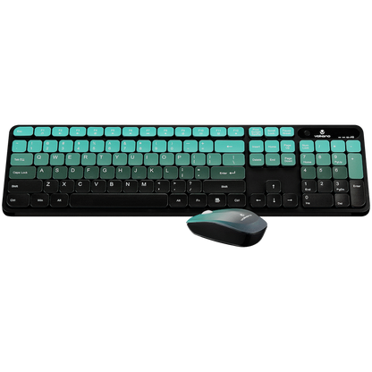 Volkano Prism Series Bluetooth Wireless Keyboard and Mouse - Teal | VK-20248-TL