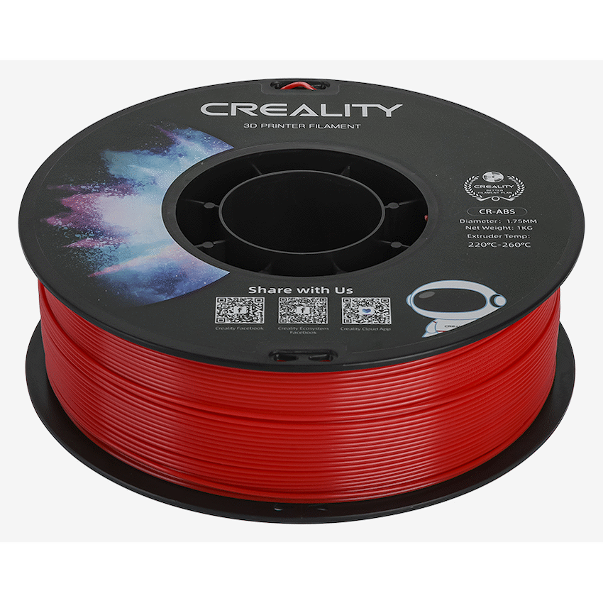 Creality 1.75mm ABS Filament - Red 1Kg | 3301020032