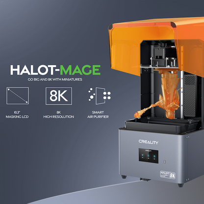 Creality Halot Mage 8K Resin 3D Printer, 228x128x230 | CR-HALOT-MAGE