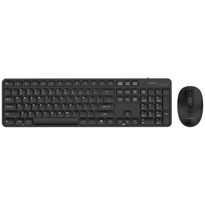 VolkanoX Garnet Bluetooth Wireless Keyboard and Mouse Combo - Black | VKX-20008-BK