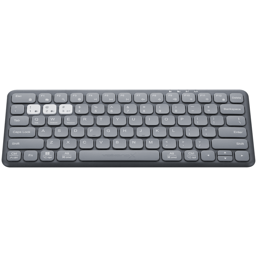 VolkanoX Blaze Bluetooth Wireless Keyboard and Mouse Combo - Graphite | VKX-210-GT