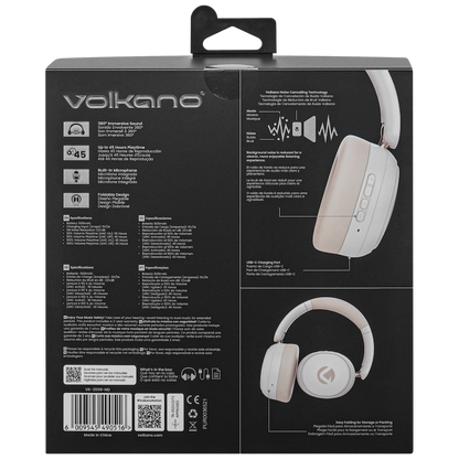 Volkano Lexi Bluetooth Headphone with ANC - Nude | VK-2009-ND