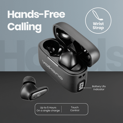 Volkano Revive Series TWS Earphones - Black | VK-1147-BK