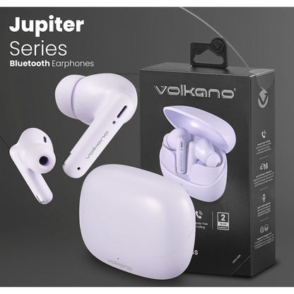 Volkano Jupiter Series TWS Earphones - Pastel Purple | VK-1158-PP