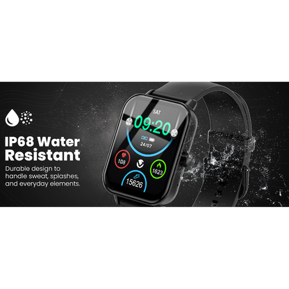Volkano Chroma Series Smartwatch with Black Strap | VK-5088-BK