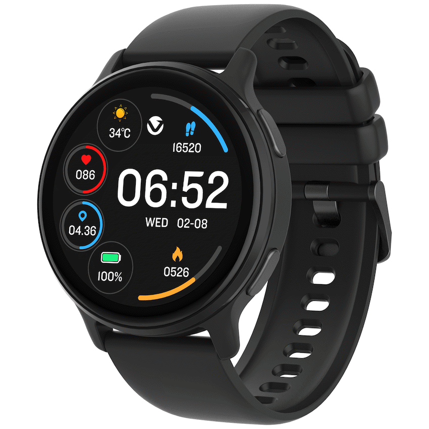 Volkano Stellar Series GPS Smartwatch - Black | VK-5063-BK