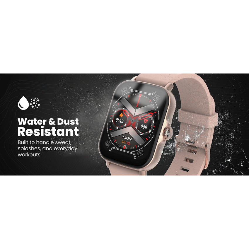 Volkano Active Tech Serene series Watch with heart rate monitor - Gold | VK-5072-GD[V2]