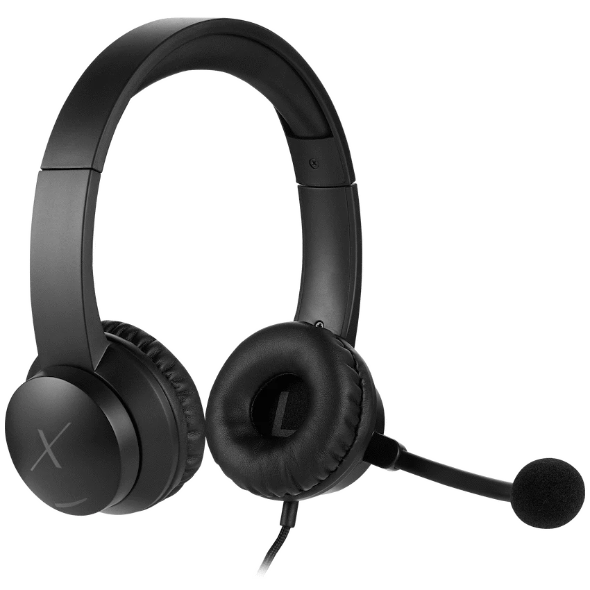 VolkanoX Chat Mk2 Series Wired USB Headset - Graphite | VKX-212-GT