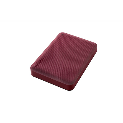 Toshiba Canvio Advance 2TB 2.5" Portable External Hard Drive USB 3.2 Gen 1 (Red) | HDTCA20ER3AA