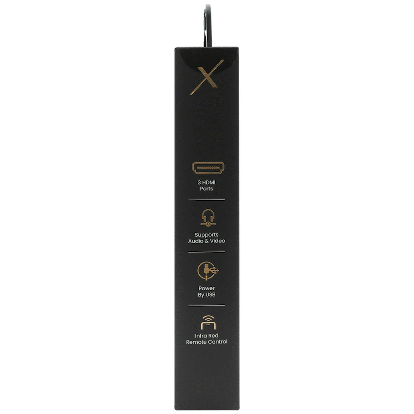 VolkanoX Define Series HDMI Switch 3-Way | VK-20211-BK