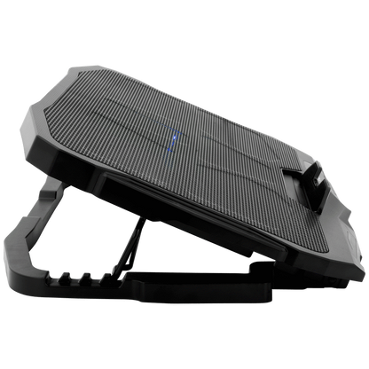 Volkano Glacier Series Upright Notebook Cooling Stand with Dual Fans | VK-20053-BK[V2]