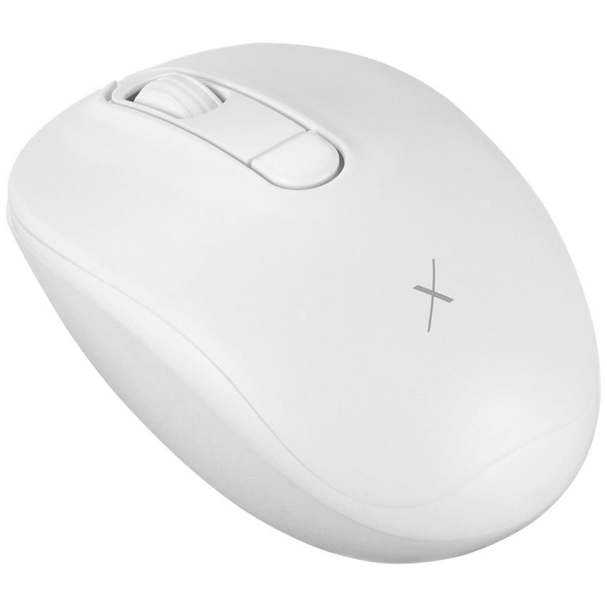 VolkanoX Garnet Bluetooth Wireless Keyboard and Mouse Combo - White | VKX-20008-WT
