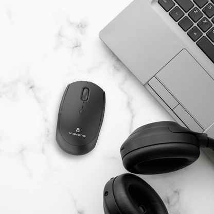 Volkano Talc Wireless Mouse - Black | VK-20197-BK