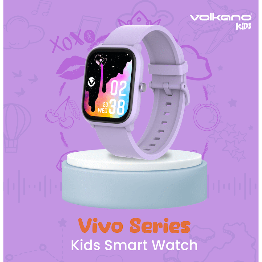Volkano Vivo Series Kids Smart Watch - Lilac Purple | VK-5018-PR