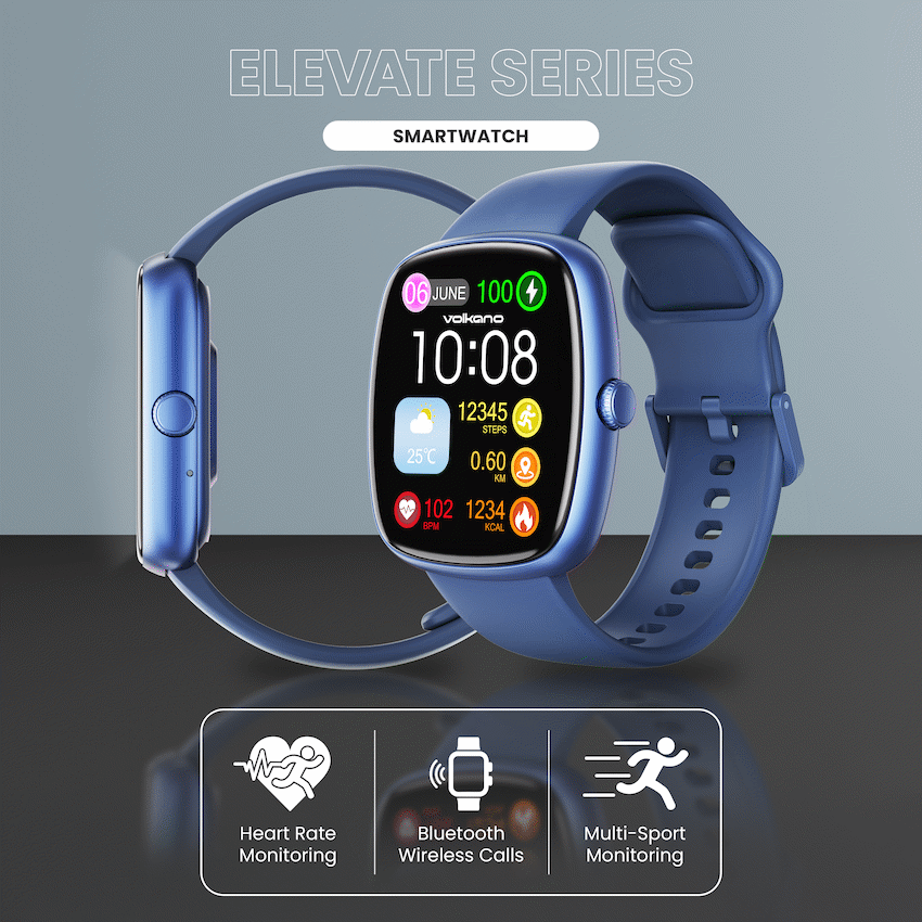 Volkano Elevate Series Smartwatch - Blue | VK-5115-BL