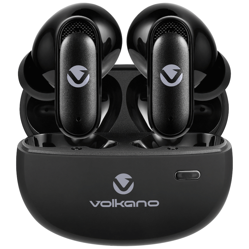 Volkano Nomad Active Noise-Cancelling True Wireless Earphones - Black | VK-3333-BK