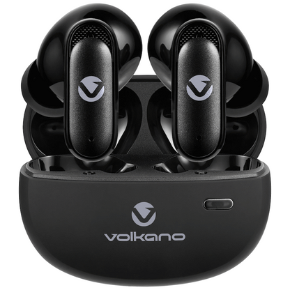 Volkano Nomad Active Noise-Cancelling True Wireless Earphones - Black | VK-3333-BK