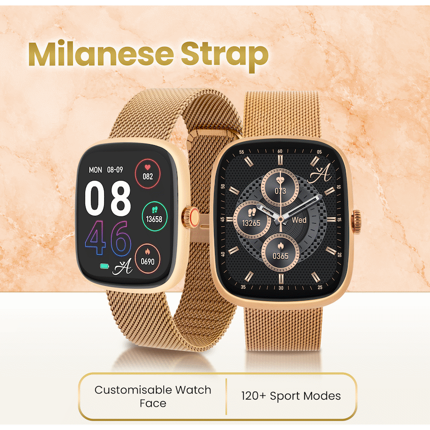 Volkano Ayla Collection Smartwatch with Milanese Strap | VAC3-5104-GD