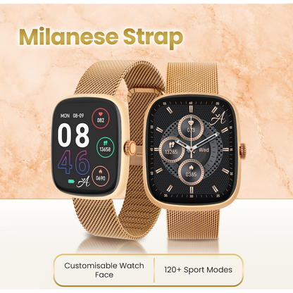 Volkano Ayla Collection Smartwatch with Milanese Strap | VAC3-5104-GD