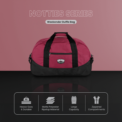 Volkano Notties Weekender Duffle 50l - Red/Black | VK-7029-RDBK