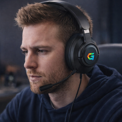 Volkano Gaming Solace Series Wired Gaming headphones | VG-223-BK[V1]