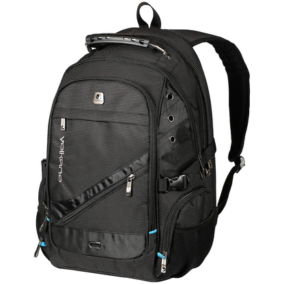 Volkano G-Unit Backpack - Black/Grey/Turquoise | VK-7027-BKGR
