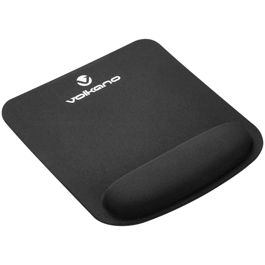 Volkano Rest Series Gel Mousepad - Black | VK-20023-BK