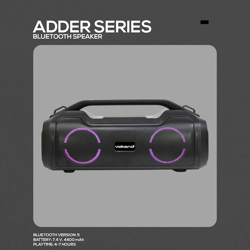 VolkanoX Adder Series Bluetooth Speaker - Black | VKX-3000-BK