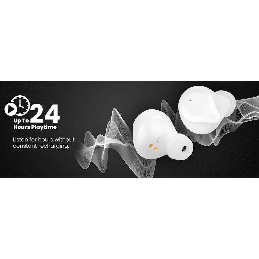 Volkano Scorpio Series True Wireless Earphones - White | VK-1121-WT