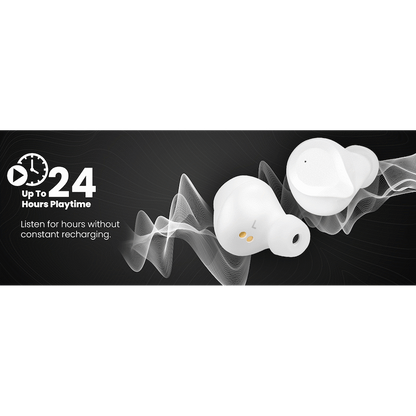 Volkano Scorpio Series True Wireless Earphones - White | VK-1121-WT