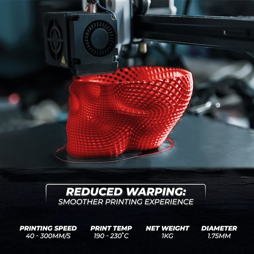Creality 1.75mm Ender-PLA Filament - Red 1Kg | 3301010124