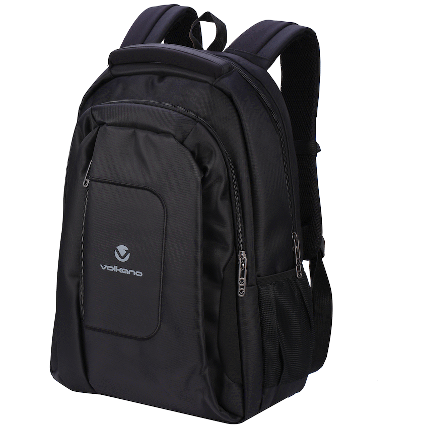 Volkano Bolt series backpack Black | VK-7010-BKBL