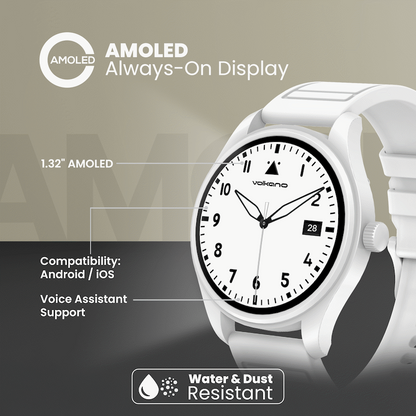 Volkano Eon Series Smartwatch - White | VK-5110-WT