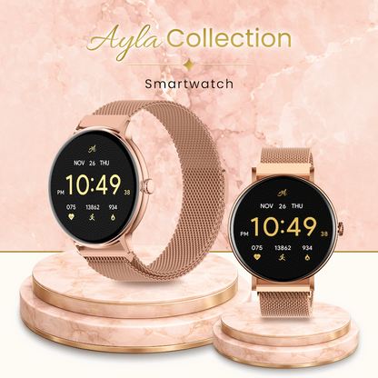 Volkano Ayla Collection Smartwatch with Extra Silicone Strap - Gold | VAC4-5105-GD