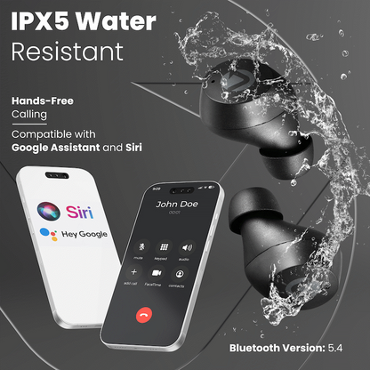 Volkano Pisces 2.0 Series TWS Earphones - Black | VK-1133-BK[V2]