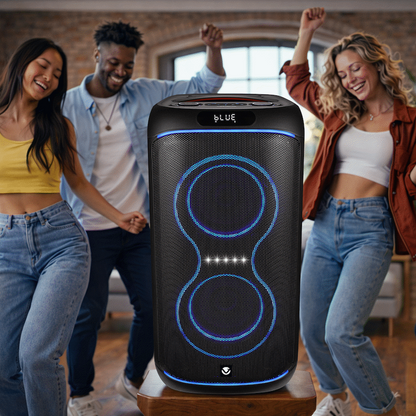 Volkano Elite Series Dual 6.5" Party Speaker | VK-3904-D65-BK