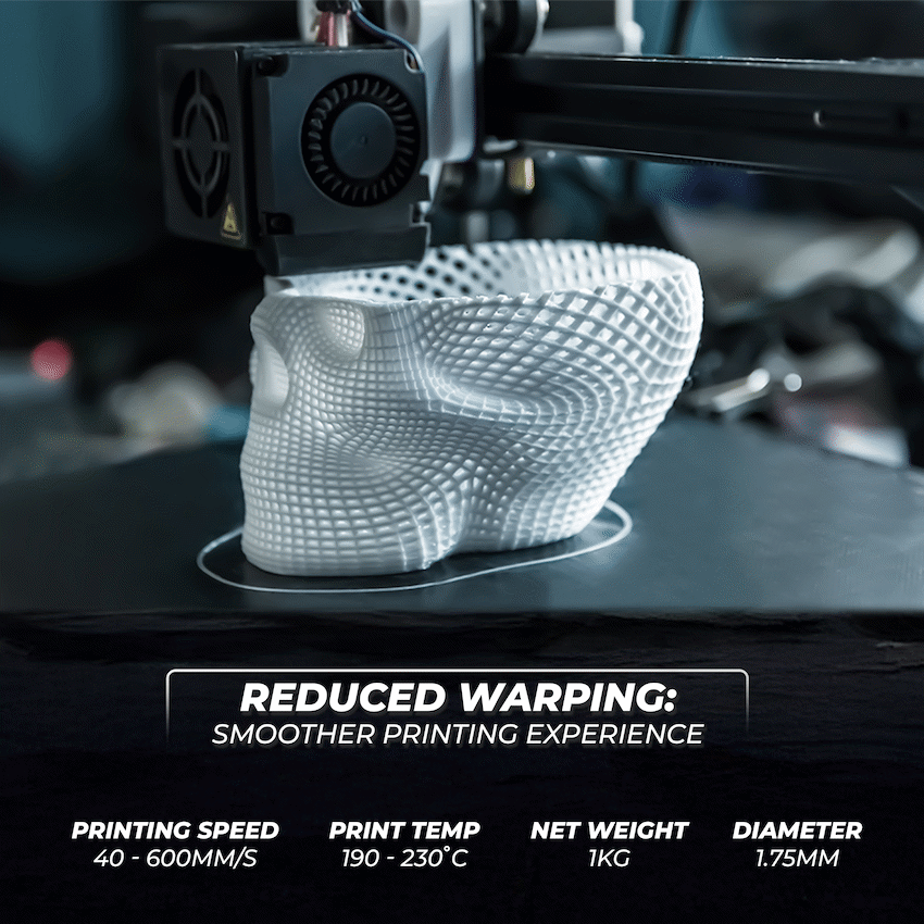 Creality 1.75mm Hyper Series PLA High-Speed Filament - White 1Kg | 3301010335