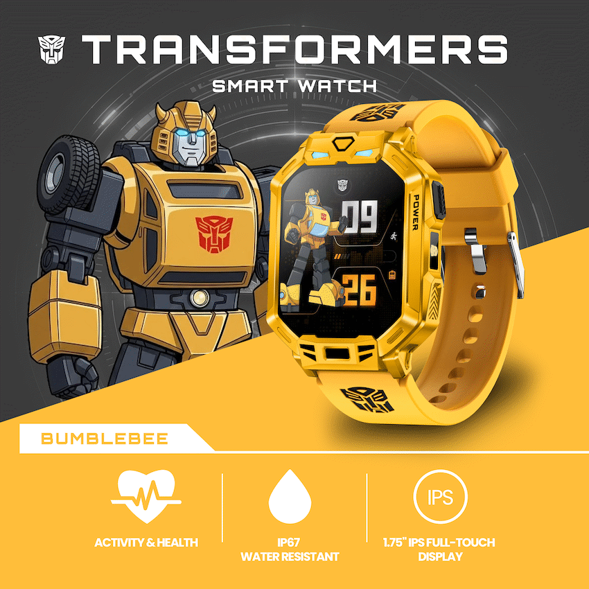 Transformers Series Kids Watches - Bumble Bee | VK-5075-BB